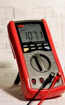This photo of an industrial multimeter for testing industrial electronic components was taken by photographer Mihai Andoni of Bacau, Romania.